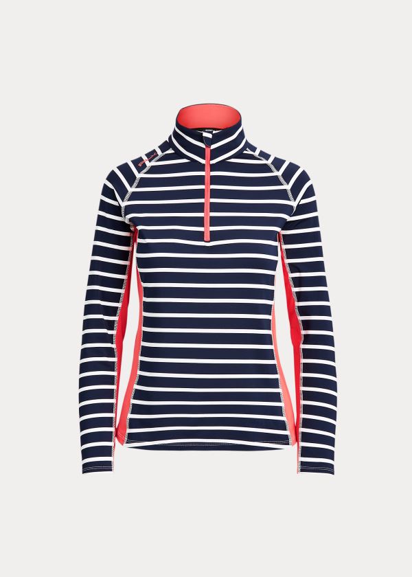 Camisa Ralph Lauren Performance Golf Quarter-Zip Mulher 87125-ZGYM